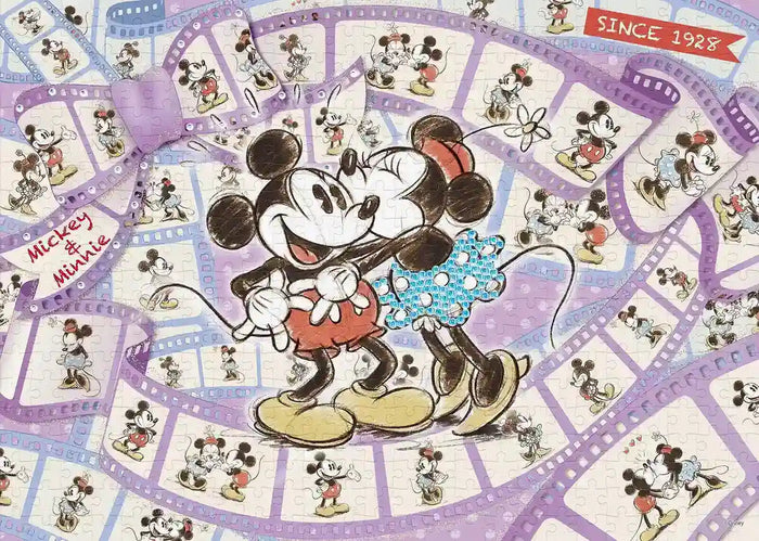 Epoch 500-Piece Disney Film Memories Jigsaw Puzzle 38x53cm with Glue