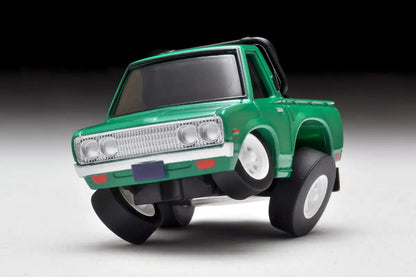 Tomytec Datsun Truck QS-03A - Choro Q's Green Finished Model 323549- Japan Figure Store - #1 Bring To You The Best Japanese Goods