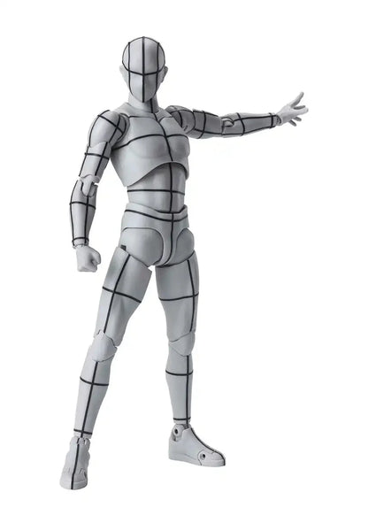 Shfiguarts Body-Kun -Wire Frame- (Gray Color Ver.) Approximately 150Mm Pvc Abs Pre-Painted Movable Figure- Japan Figure Store - #1 Bring To You The Best Japanese Goods