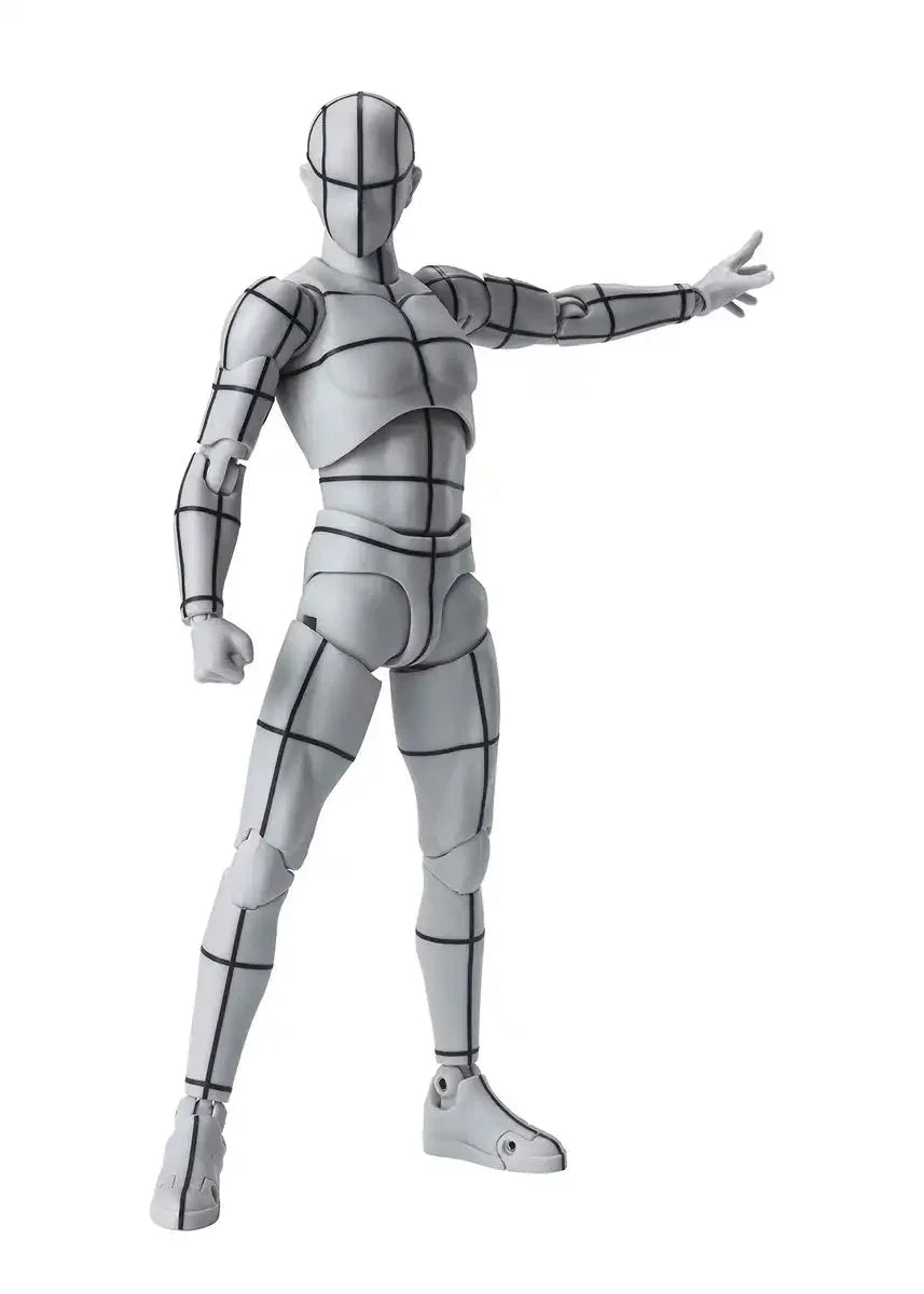 Shfiguarts Body-Kun -Wire Frame- (Gray Color Ver.) Approximately 150Mm Pvc Abs Pre-Painted Movable Figure- Japan Figure Store - #1 Bring To You The Best Japanese Goods