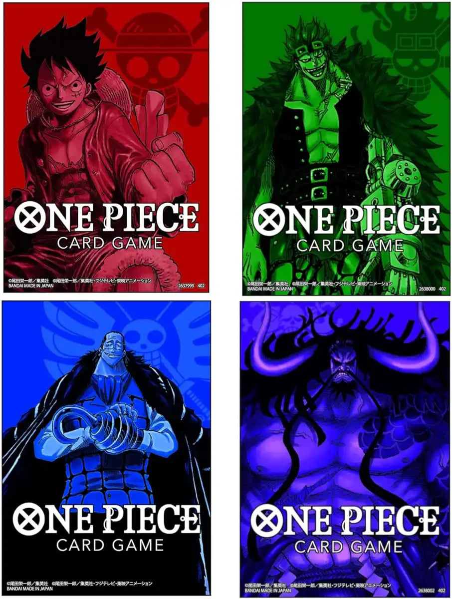Bandai Herds One Piece Trading Card Game Sleeve Set 4 Types