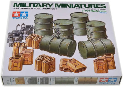 Tamiya 1/35 German Army Drum Can Set Plastic Model - Military Miniature Series- Japan Figure Store - #1 Bring To You The Best Japanese Goods