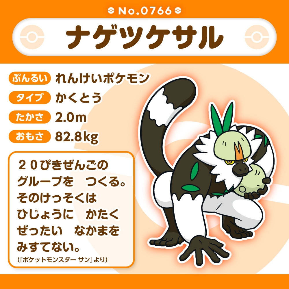 766 ぬいぐるみ Pokémon fit ナゲツケサル