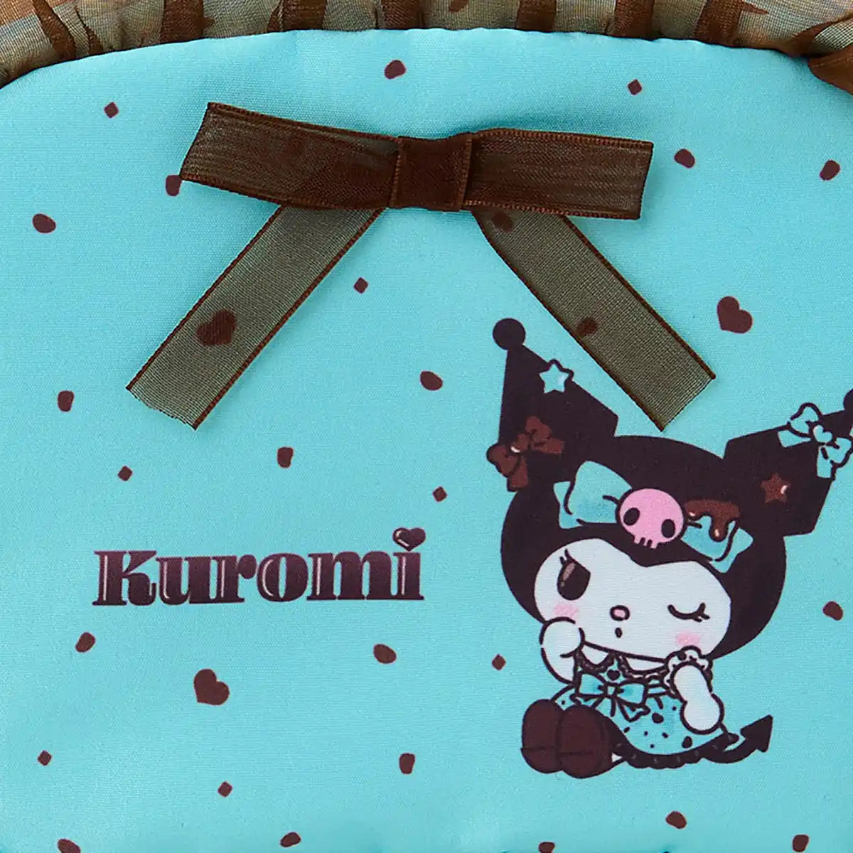 Sanrio Kuromi Pouch Chocolate Mint Polyester Cotton Ages 3+