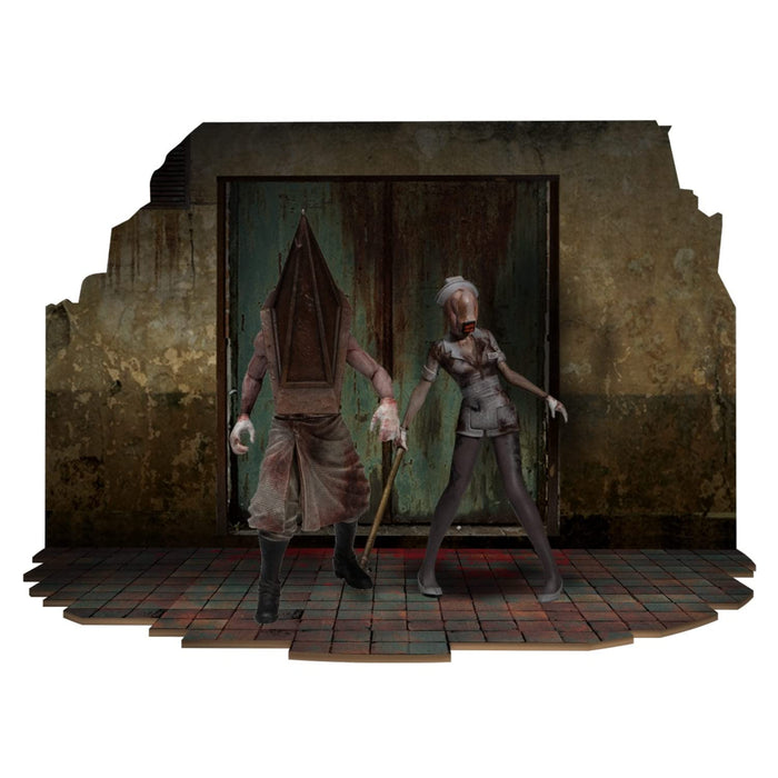 Mezco 5 Point Silent Hill 2 Red Pyramid Thing Bubble Head Nurse Figure Set 3.75