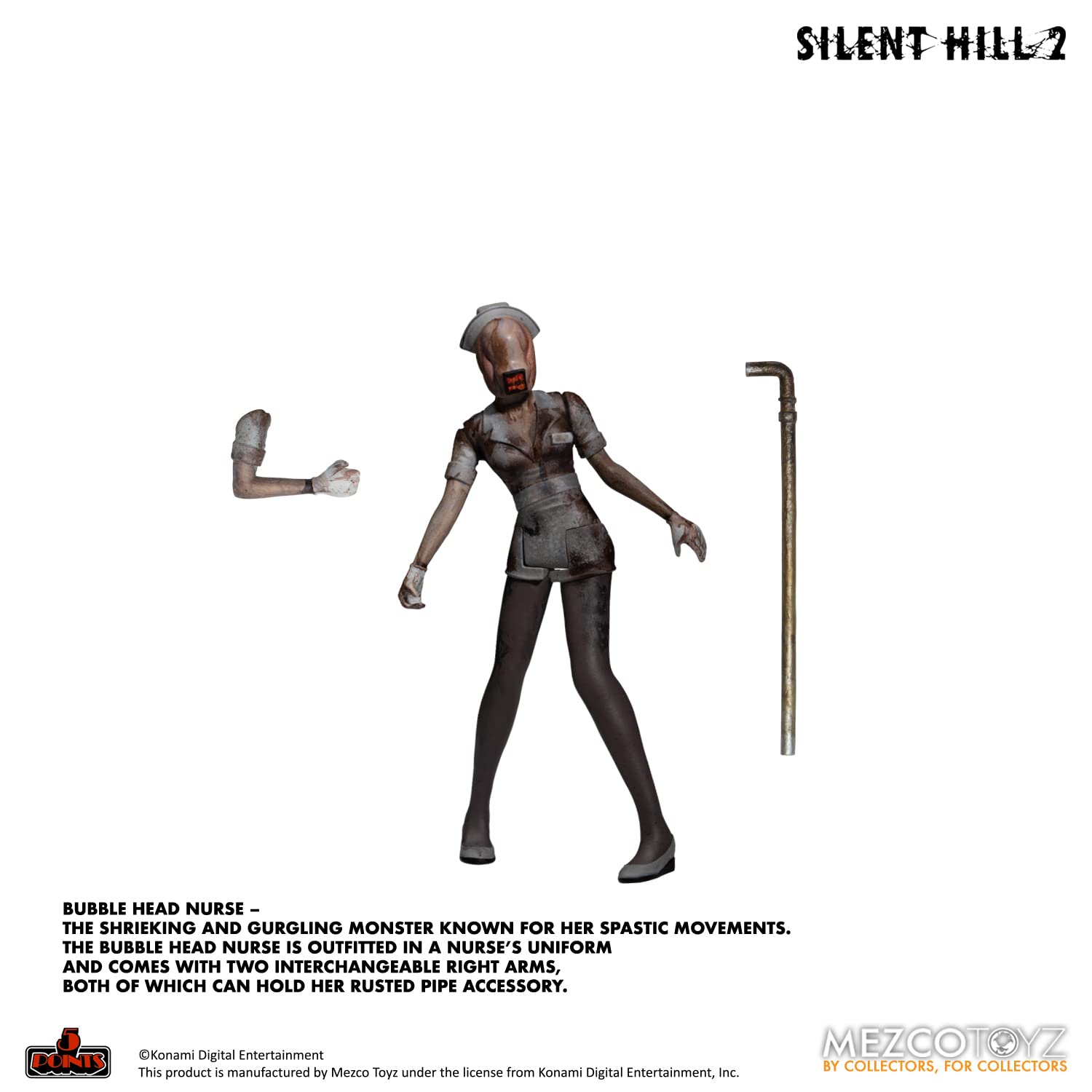 Mezco 5 Point Silent Hill 2 Red Pyramid Thing Bubble Head Nurse Figure Set 3.75- Japan Figure Store - #1 Bring To You The Best Japanese Goods