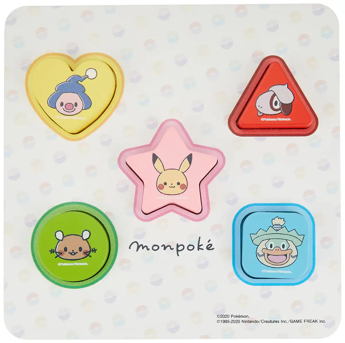 KAWADA Monpoke Shape Fitting Puzzle- Japan Figure Store - #1 Bring To You The Best Japanese Goods