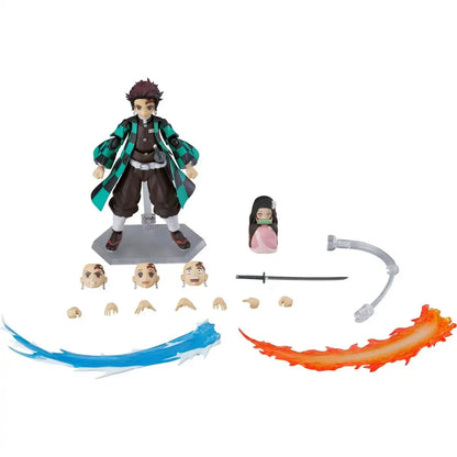 Max Factory Figma Demon Blade Tanjiro Kamado Dx Edition Non-Scale Abs Pvc Painted Action Figure- Japan Figure Store - #1 Bring To You The Best Japanese Goods