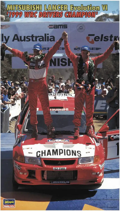 Hasegawa 20303 Mitsubishi Lancer Evolution VI 1999 Wrc Drivers Champion 1/24 Racing Car Model- Japan Figure Store - #1 Bring To You The Best Japanese Goods