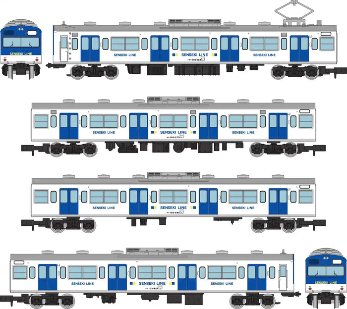 Tomytec Railway Collection Tetsuro Jr 103 Series Senseki Line 4-Car Set Diorama- Japan Figure Store - #1 Bring To You The Best Japanese Goods