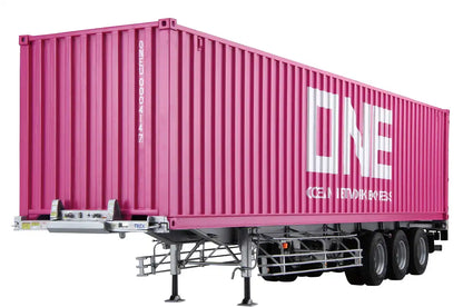 AOSHIMA Heavy Freight 1/32 Nippon Trex Container Semi-Trailer 40 Foot Plastic Model- Japan Figure Store - #1 Bring To You The Best Japanese Goods