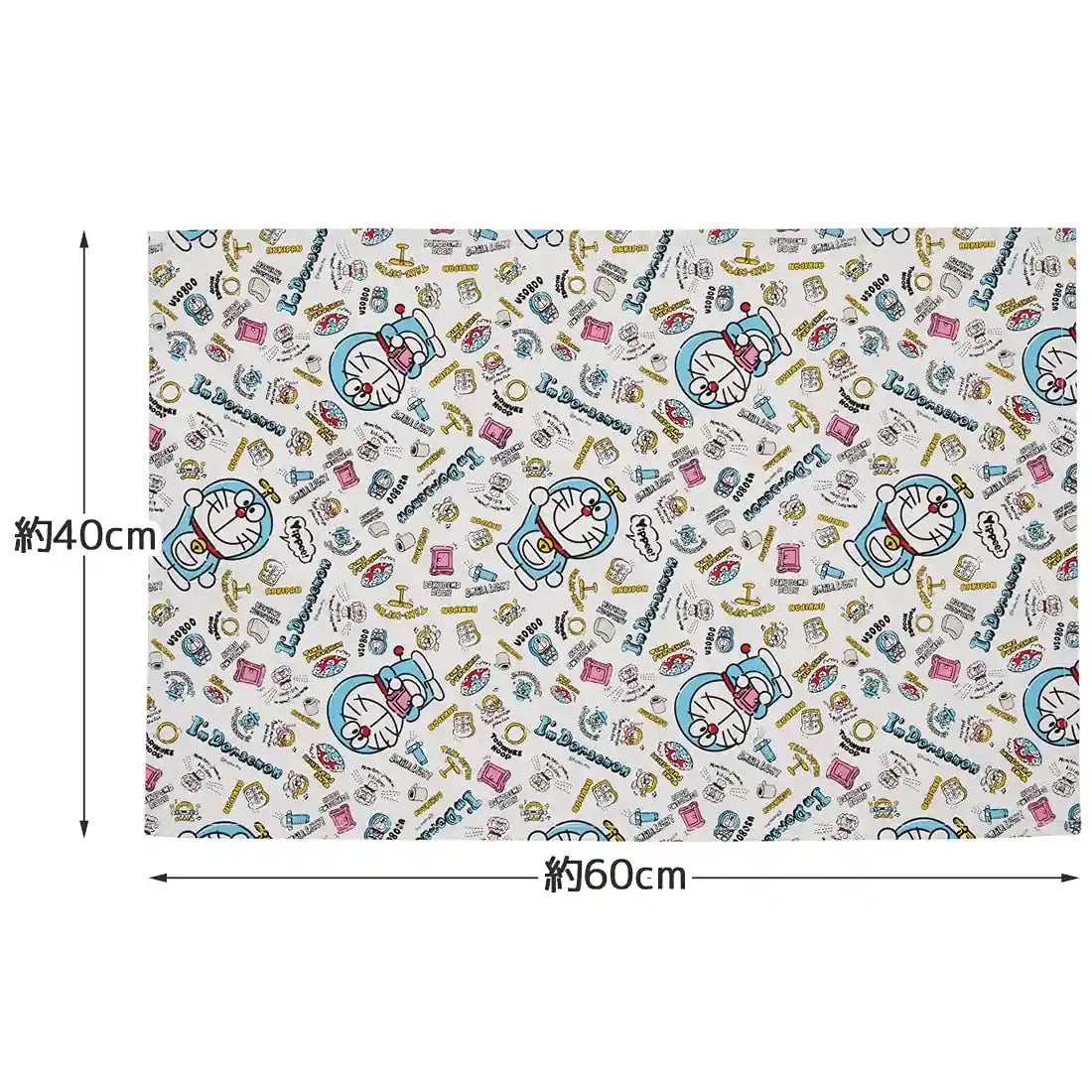 Skater Large 60x40cm Doraemon Plush Toy Placemat with Name Tag - Sanrio LTM1-A- Japan Figure Store - #1 Bring To You The Best Japanese Goods