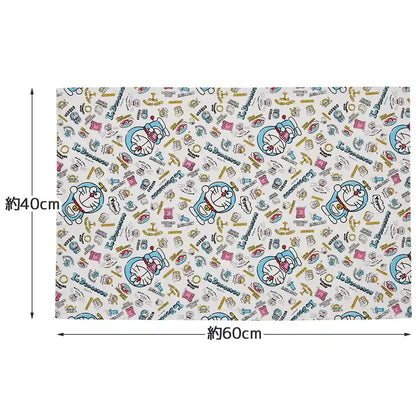 Skater Large 60x40cm Doraemon Plush Toy Placemat with Name Tag - Sanrio LTM1-A- Japan Figure Store - #1 Bring To You The Best Japanese Goods