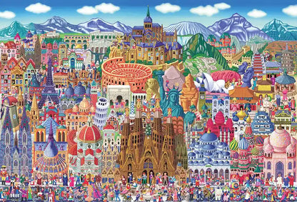 Beverly S92-505 Jigsaw Puzzle Naoki Tanaka Collection Of World Famous Paces! (2000-S Pieces)- Japan Figure Store - #1 Bring To You The Best Japanese Goods