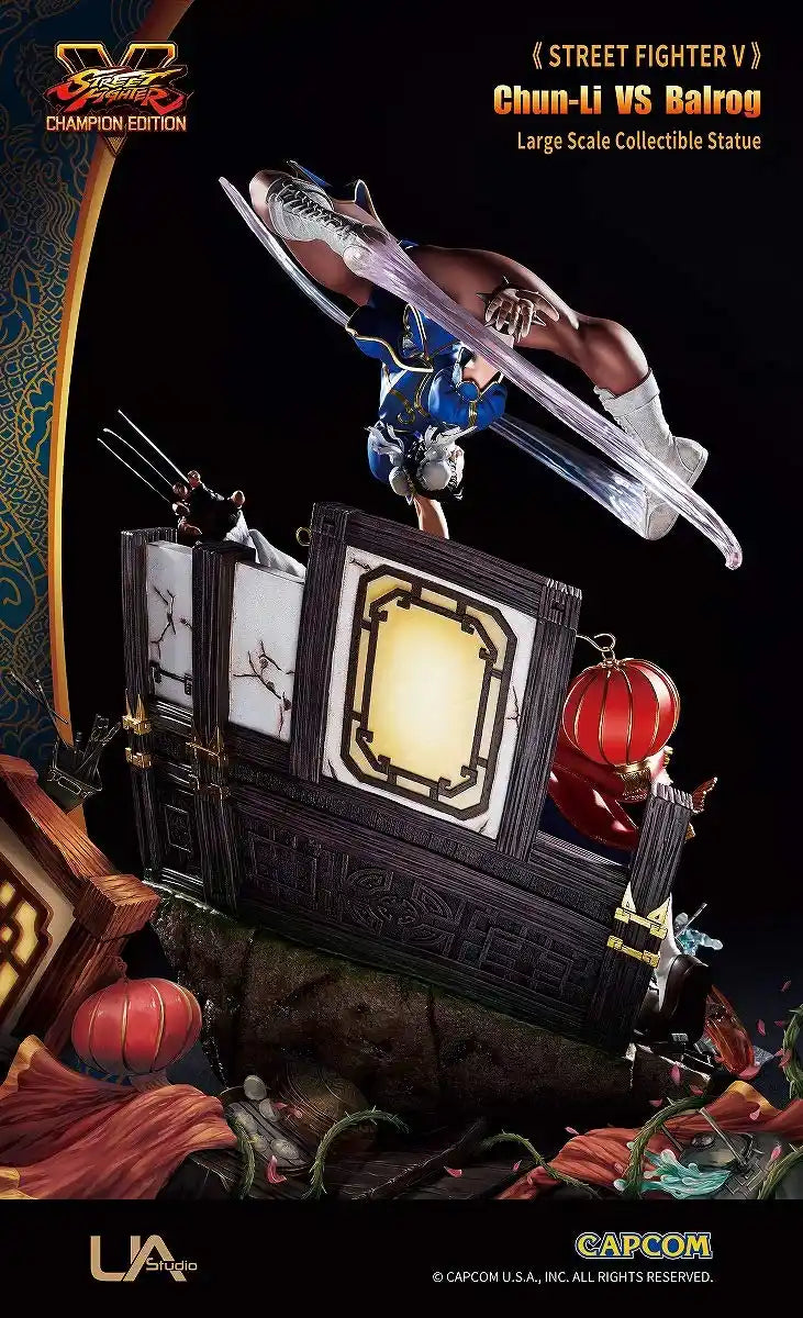 Street Fighter V Large Statue Series Chun-Li Vs Balrog Height Approx. 500Mm Polystone Painted Complete Figure- Japan Figure Store - #1 Bring To You The Best Japanese Goods