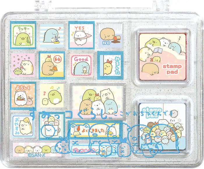 San-X Sumikko Gurashi Stamp Set Ft48501- Japan Figure Store - #1 Bring To You The Best Japanese Goods