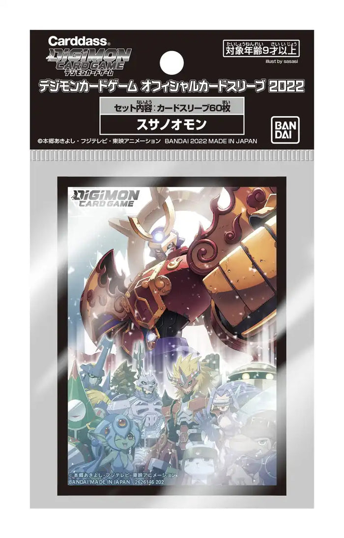 Digimon Card Game Official Card Sleeve 2022 Susanoomon- Japan Figure Store - #1 Bring To You The Best Japanese Goods