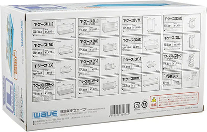 WAVE Materials Tc034 Plastic Clear Case For Display Models T-Case Stage Translucence Blue L- Japan Figure Store - #1 Bring To You The Best Japanese Goods