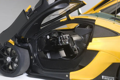 Autoart 1/18 McLaren P1 GTR Yellow/Green- Japan Figure Store - #1 Bring To You The Best Japanese Goods