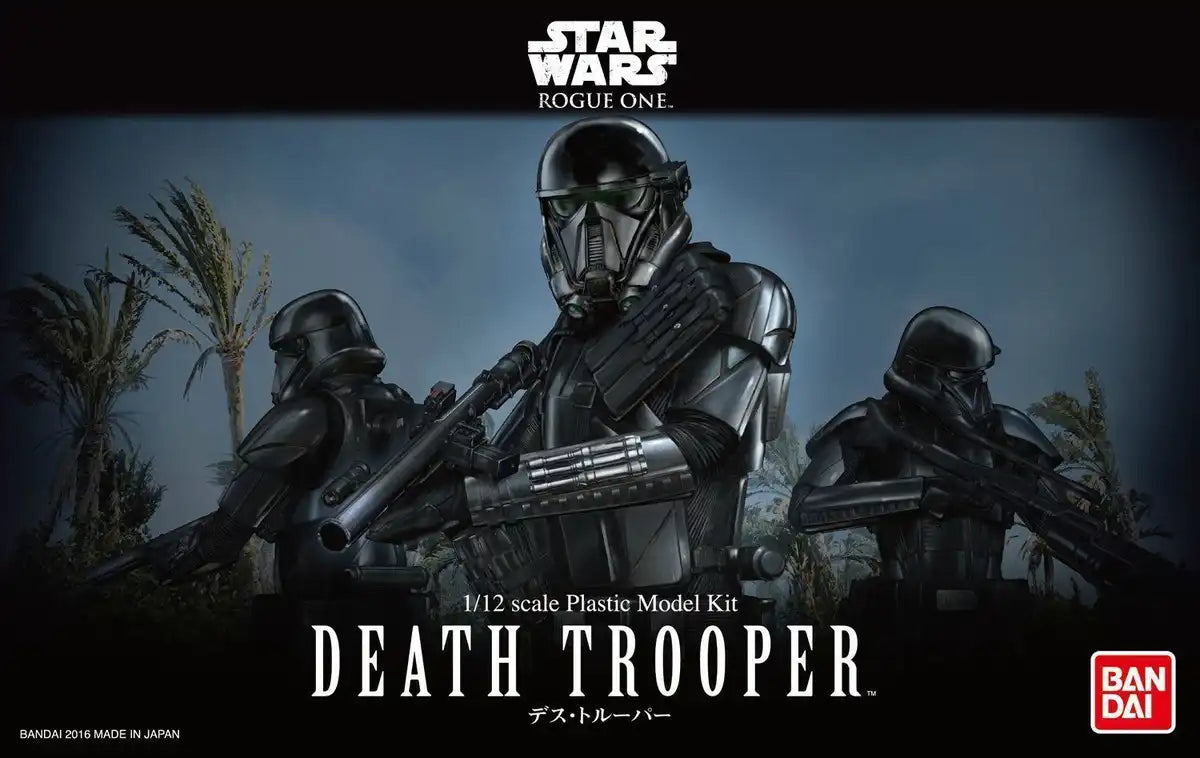 Star Wars Rogue One 1/12 Death Trooper Plastic Model Kit Bandai- Japan Figure Store - #1 Bring To You The Best Japanese Goods