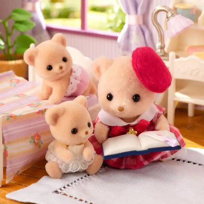Epoch Sylvanian Families Biscuit Bear Twins Dollhouse Set Ages 3+ Certified- Japan Figure Store - #1 Bring To You The Best Japanese Goods