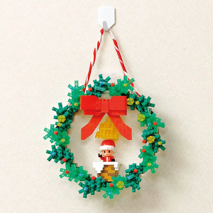 KAWADA Nanoblock Christmas Wreath- Japan Figure Store - #1 Bring To You The Best Japanese Goods