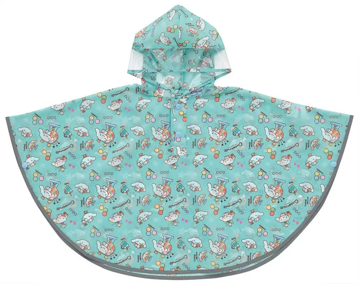 Skater Cinnamoroll Rain Poncho for Girls - Kids Raincoat Suitable for 80-100cm Height- Japan Figure Store - #1 Bring To You The Best Japanese Goods