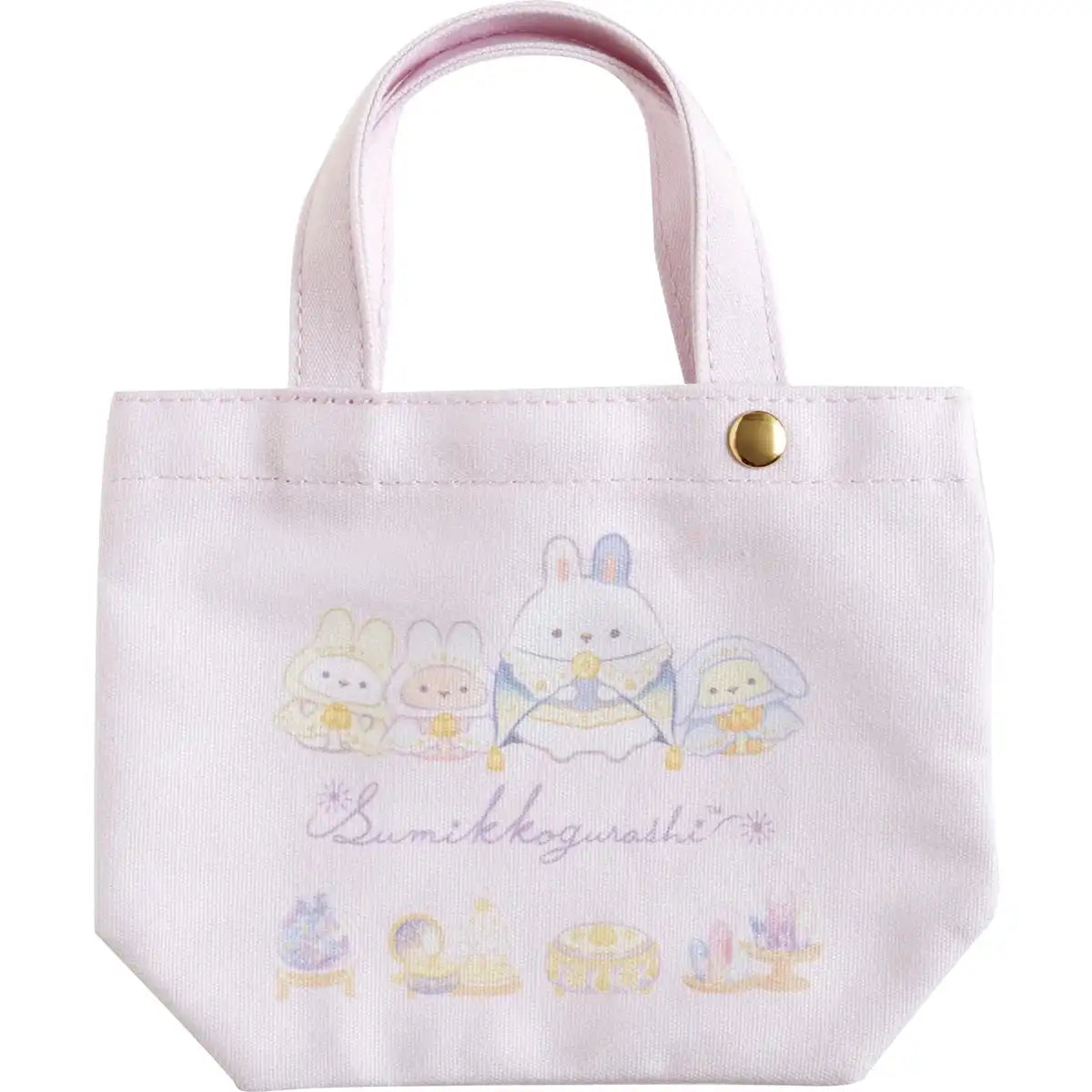 San-X Sumikko Gurashi Rabbit Spell Mini Tote Bag - Compact and Stylish- Japan Figure Store - #1 Bring To You The Best Japanese Goods