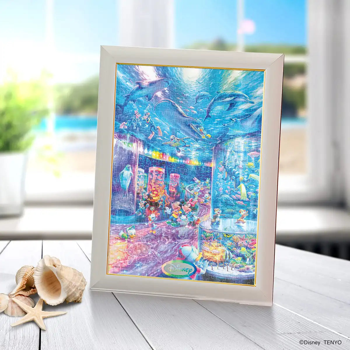 Tenyo 500pc Disney Night Aquarium Jigsaw Puzzle 25x36cm