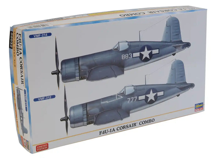 HASEGAWA 02032 Us Navy F4U-1A Corsair Combo 2 Plane Set 1/72 Scale Kit- Japan Figure Store - #1 Bring To You The Best Japanese Goods