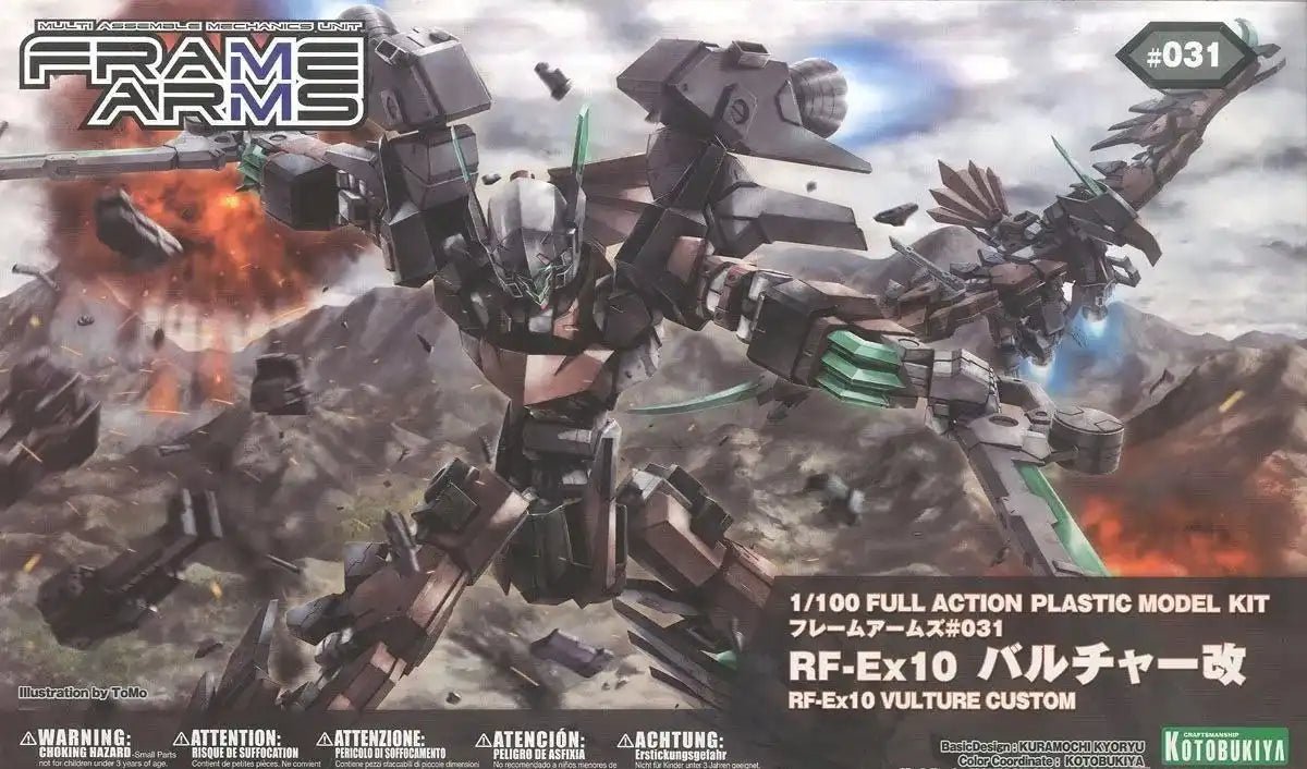 Kotobukiya Frame Arms #031 Rf-ex10 Vulture Custom 1/100 Plastic Model Kit - Japan Figure