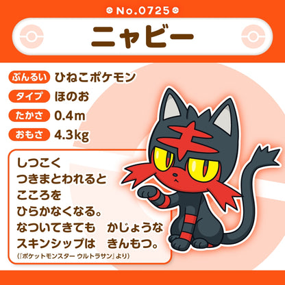 725 ぬいぐるみ Pokémon fit ニャビー