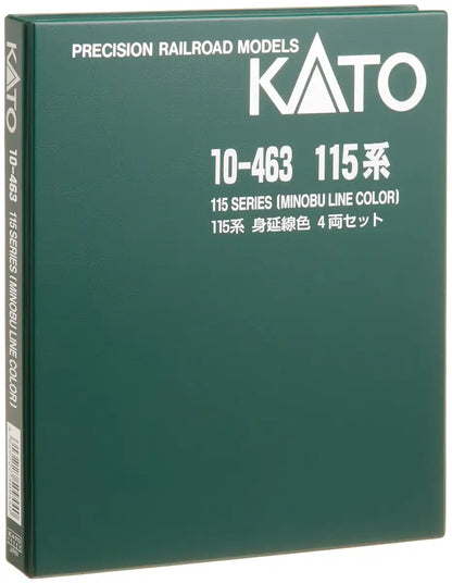 Kato N Gauge 4-Car Set - 115 Series Minobu Line Railway Model Train 10-463- Japan Figure Store - #1 Bring To You The Best Japanese Goods