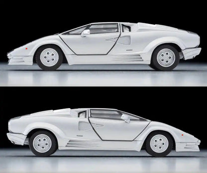 Tomytec Tomica Limited Vintage Neo Lamborghini Countach 25th Anniversary Silver- Japan Figure Store - #1 Bring To You The Best Japanese Goods