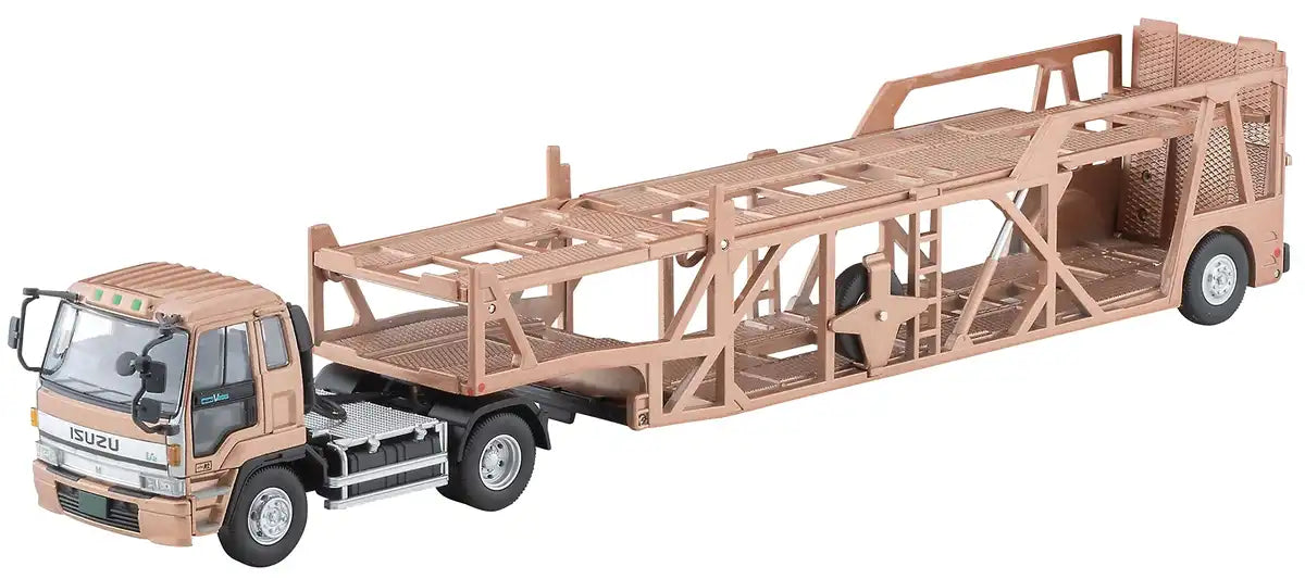 TOMYTEC Tomica Limited Vintage Neo Isuzu 810Ex Car Transporter Brown