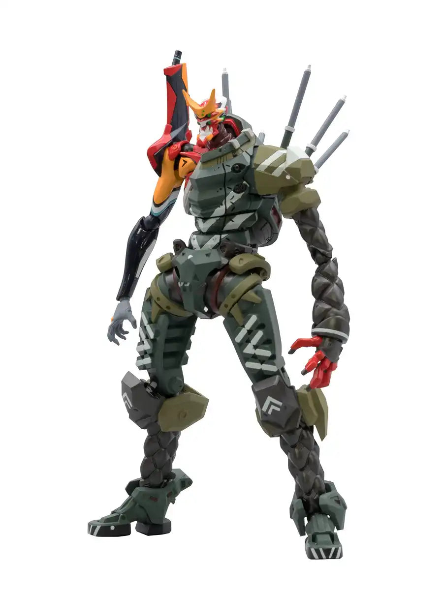 KAIYODO Evangelion Evolution Ev-021 New Eva Unit-02 Alpha Revoltech Figure- Japan Figure Store - #1 Bring To You The Best Japanese Goods