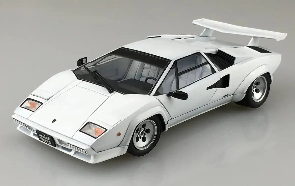 AOSHIMA 48818 Lamborghini Countach 5000 Quattrovalvole 1/24 Scale Kit- Japan Figure Store - #1 Bring To You The Best Japanese Goods