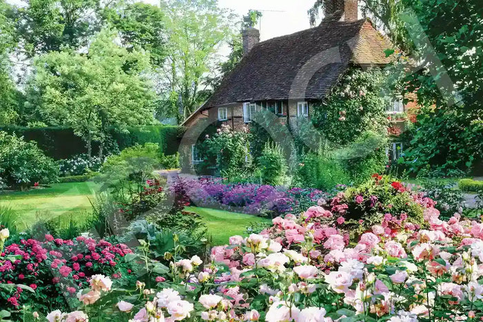 Epoch 2016 Small Piece Jigsaw Puzzle 50x75cm Cottage Flower Garden with Glue