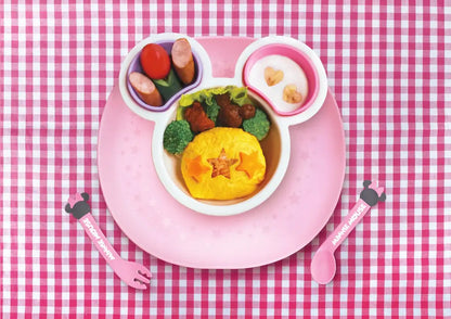 Kam Kasei Nishiki Baby Tableware Plate Japan - Minnie Mouse Spill Guard- Japan Figure Store - #1 Bring To You The Best Japanese Goods
