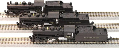 Rokuhan USRA 0-6-0 Baltimore Ohio #365 Z Gauge Model Train Locomotive