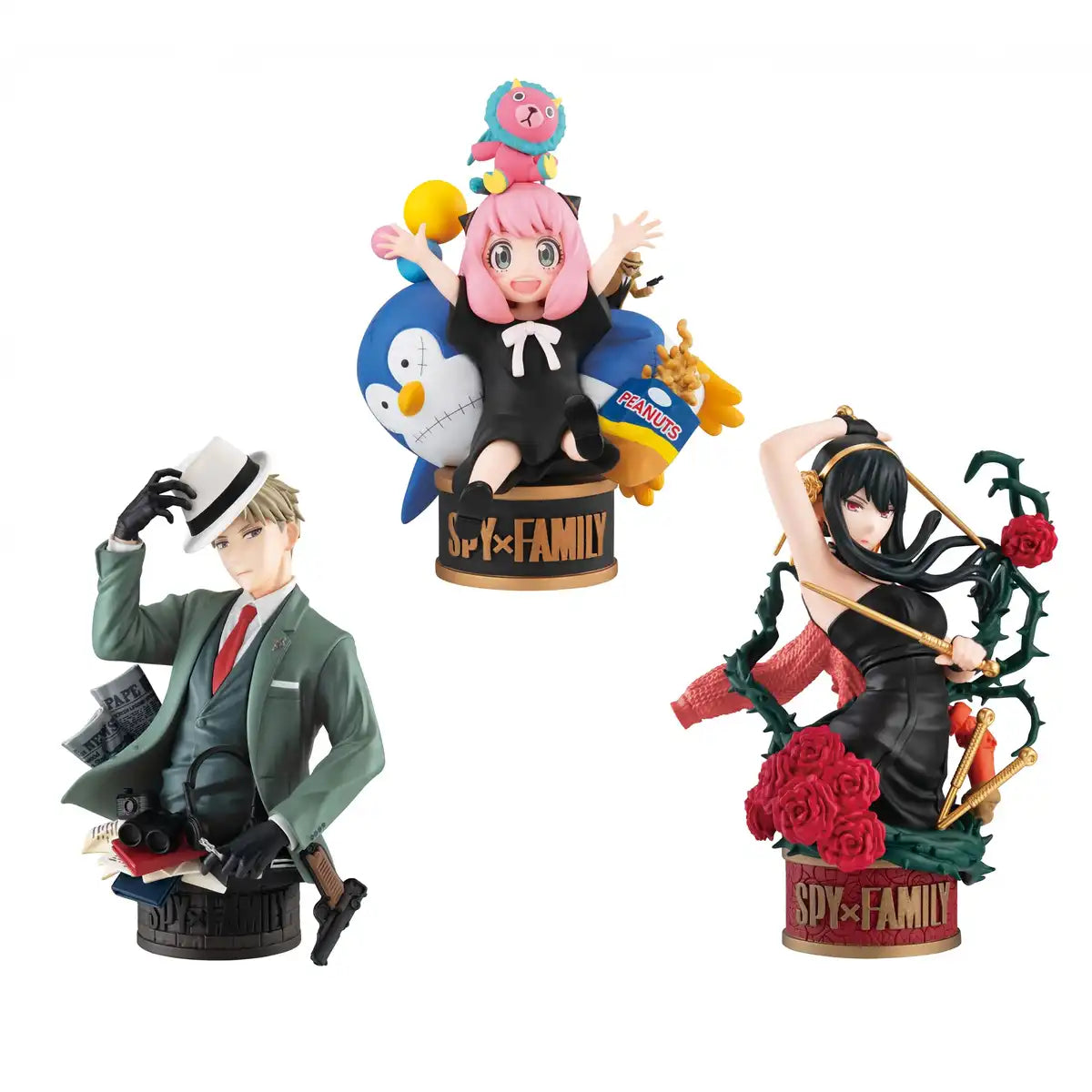 Megahouse Petitrama Ex Spy X Family 3 Boxes PVC Statue 85mm 15+- Japan Figure Store - #1 Bring To You The Best Japanese Goods