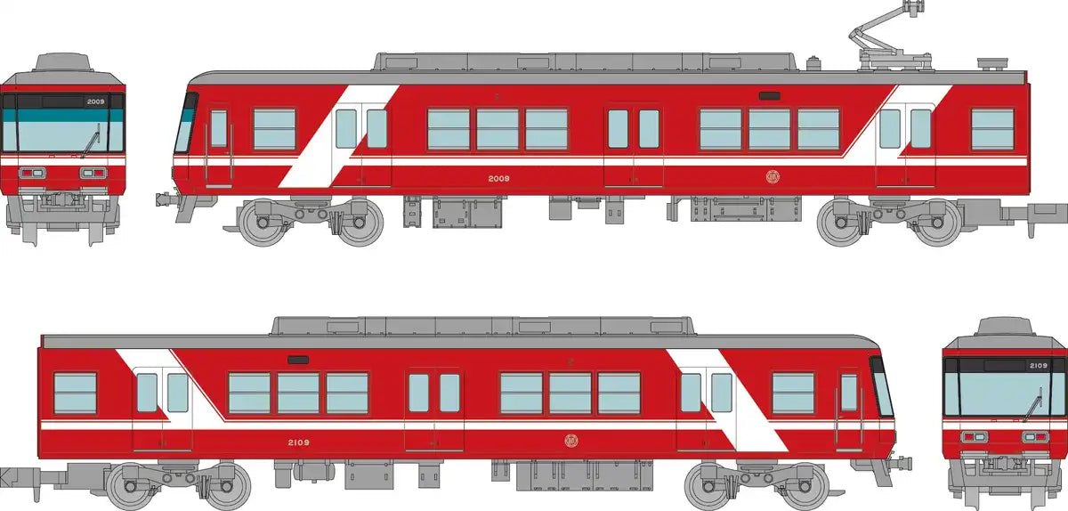 Tomytec Railway Collection Tetsuro Enshu 2000 Series 2 Car Set Diorama Supplies- Japan Figure Store - #1 Bring To You The Best Japanese Goods