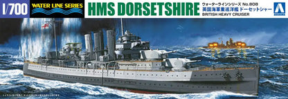 AOSHIMA Waterline 52693 Royal Navy Heavy Cruiser Hms Dorsetshire 1/700 Scale Kit- Japan Figure Store - #1 Bring To You The Best Japanese Goods