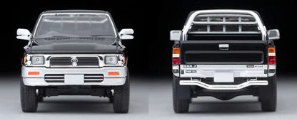 Tomytec 1/64 Toyota Hilux 1995 Double Cab SSR-X 4WD Pickup - Black/Silver- Japan Figure Store - #1 Bring To You The Best Japanese Goods