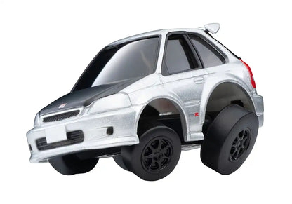 Tomytec Choro QS-01B Honda Civic Type R EK9 Custom Silver Finish Product- Japan Figure Store - #1 Bring To You The Best Japanese Goods