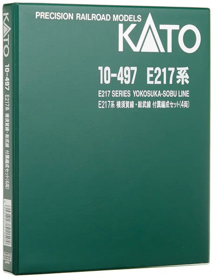 Kato E217 Series 4-Car N Gauge Model Train Set - Yokosuka/Sobu Line 10-497- Japan Figure Store - #1 Bring To You The Best Japanese Goods