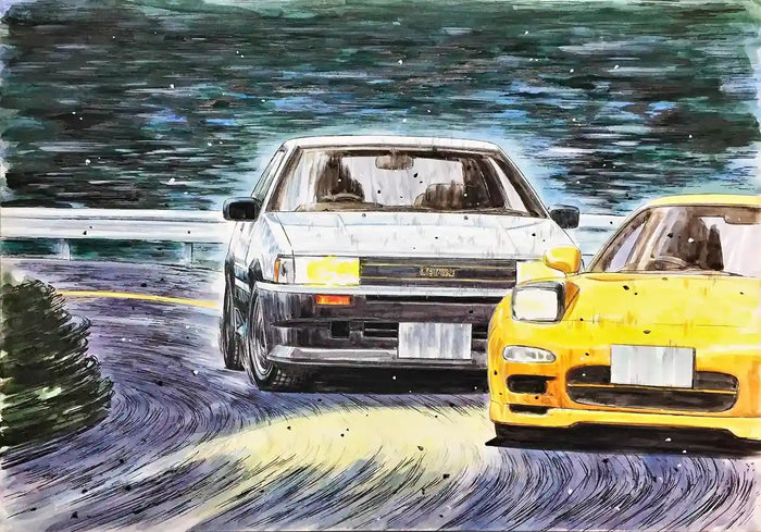 FUJIMI Isd-06 Toyota Ae86 Levin Wataru Akiyama 1/24 Scale Kit- Japan Figure Store - #1 Bring To You The Best Japanese Goods