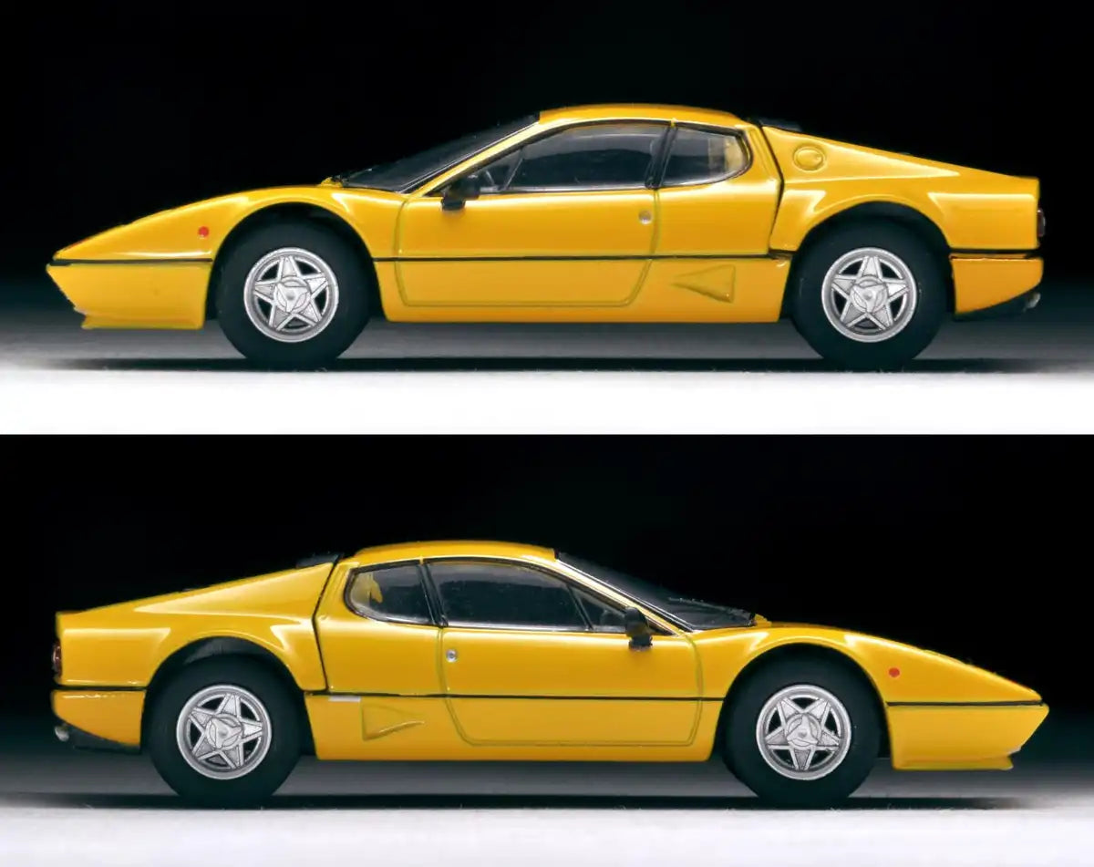 Tomytec Tomica Limited Vintage Neo Ferrari 512Bbi 1/64 Yellow Finished Model- Japan Figure Store - #1 Bring To You The Best Japanese Goods