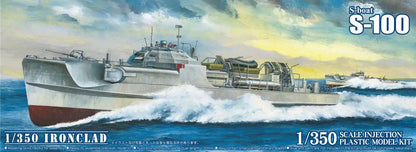AOSHIMA Ironclad 05659 Steel Navies S-Boat 1/350 Scale Kit- Japan Figure Store - #1 Bring To You The Best Japanese Goods