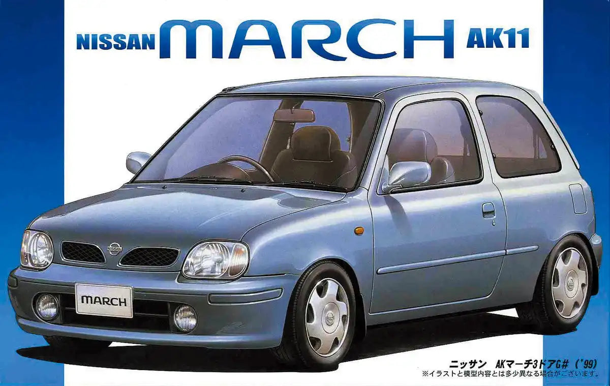 FUJIMI - Id-75 Nissan March Ak11 3-Door G# 1/24 Scale Kit- Japan Figure Store - #1 Bring To You The Best Japanese Goods